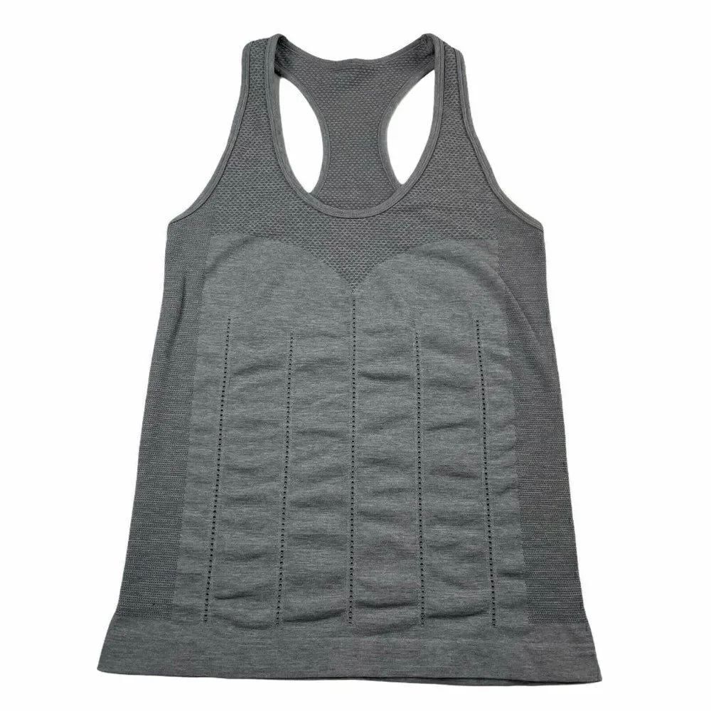 Fabletics Delta Seamless Tank II Gray Size Medium - Picture 2 of 6